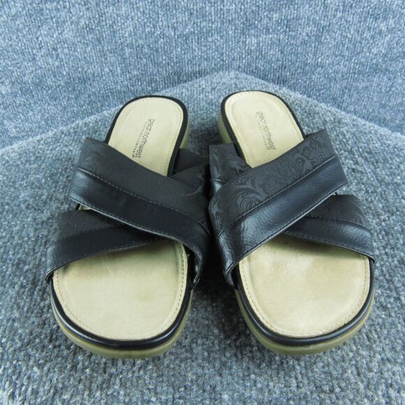 Great‎ Northwest Women's Aretha Slide Black Synthetic Size 8M Gently Used 2025 - Picture 2 of 6